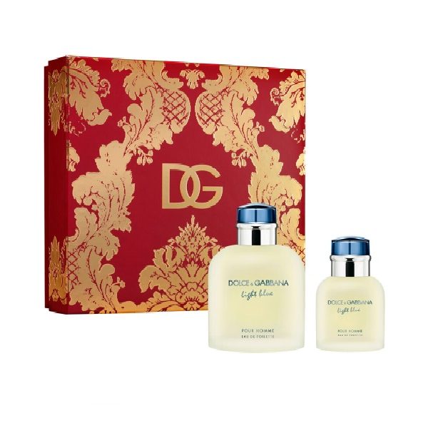 ESTUCHE DOLCE & GABANNA LIGHT BLUE HOMBRE 2 PZS 125ML EDT + 40ML EDT