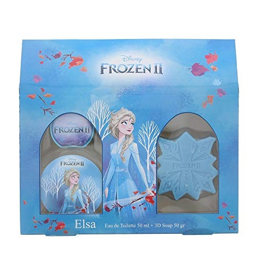 ESTUCHE DISNEY PRINCESAS FROZEN II ELSA NIÑAS 2PZS 100ML EDT + SPLASH