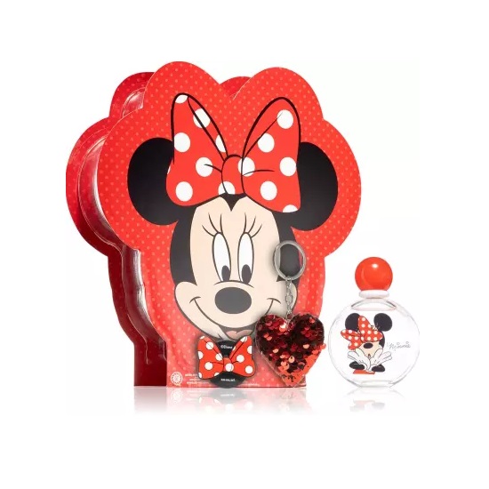 ESTUCHE DISNEY MINNIE NIÑA 3PZS 50ML EDT + LLAVERO + ACCESORIO PARA CELULAR