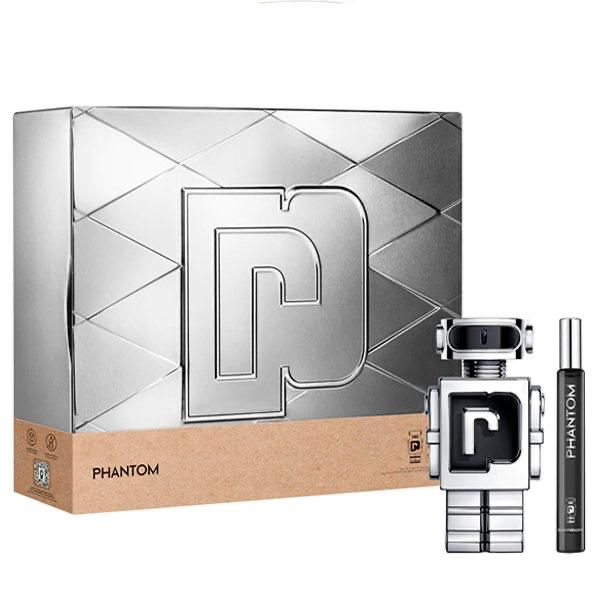 ESTUCHE PACO RABANNE PHANTOM HOMBRE 2PZS 100ML EDT + 10ML EDT