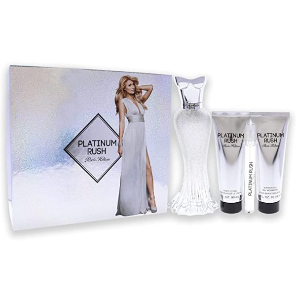ESTUCHE-PLATINUM-RUSH.jpg ESTUCHE PARIS HILTON PLATINUM RUSH MUJER 4PZS 100ML EDP + 10 ML + GEL DE BAÑO + CREMA - Image 1