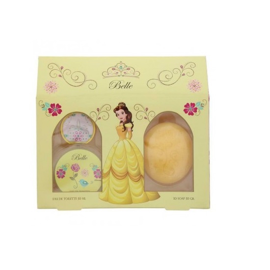 ESTUCHE-PRINCESA-BELLA-2PZS-mini-set.jpg ESTUCHE DISNEY BELLE NIÑA 50ML EDT + JABON - Image 1