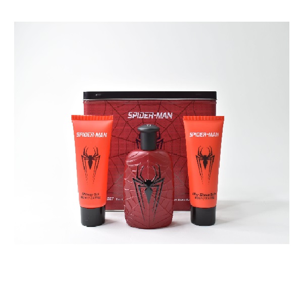 ESTUCHE MARVEL SPIDERMAN NIÑO 3PZS 100ML EDT + GEL DE BAÑO + AFTER SHAVE