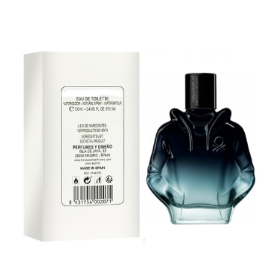 TESTER BENETTON TRIBE INTENSE HOMBRE 90ML EDP